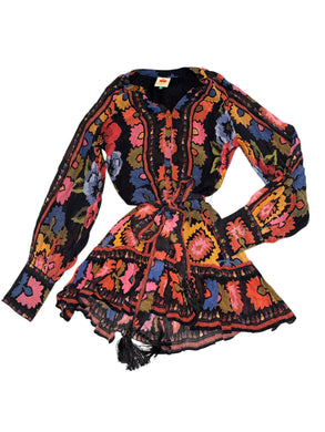 Farm Rio women’s tapestry mini dress L