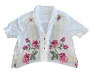 We The Free x Free People Big Blooms button down blouse XS