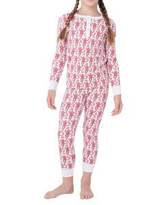 Roller Rabbit girls 2pc monkey print pajama set 12