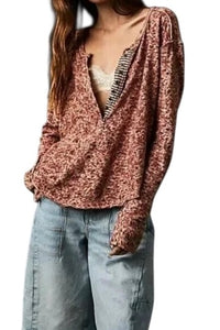 We The Free x Free People women’s Boy Meets Girl henley top XS