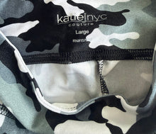 Katie J NYC tween girls high shine camouflage leggings L(12)