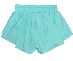 Suzette Collection girls layered butterfly shorts M(8-10)