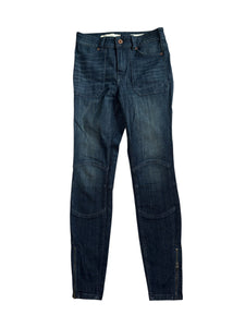 Pilcro and the Letterpress Anthropologie women’s high rise denim moto leggings 26