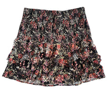 Aqua women’s floral smocked mini skirt XL