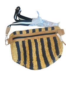 Capital Z Shoreline stripe sling bag NEW