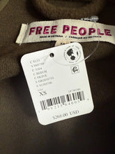 Free People women’s long Alma Duffle Coat in Beech XS NEW