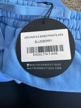 White Fox women’s Archive 6.0 sweatpants in blueberry XXS NEW
