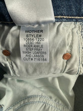 Mother women’s High Waisted Rider Ankle Step Fray jeans in Loafers and Lassos 25