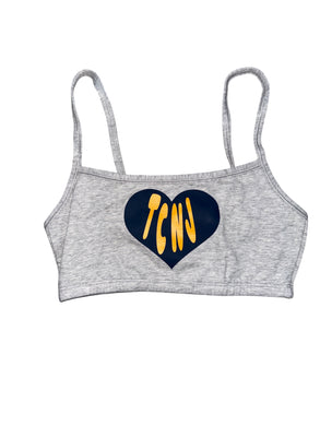 Custom teen TCNJ The College of NJ sports bra 32