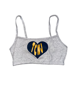 Custom teen TCNJ The College of NJ sports bra 32