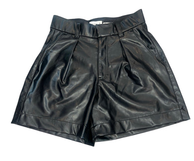 Abercrombie & Fitch women’s vegan leather tailored shorts S