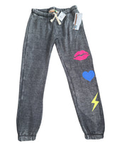 Vintage Havana girls neon graphic jogger sweatpants L(12) NEW