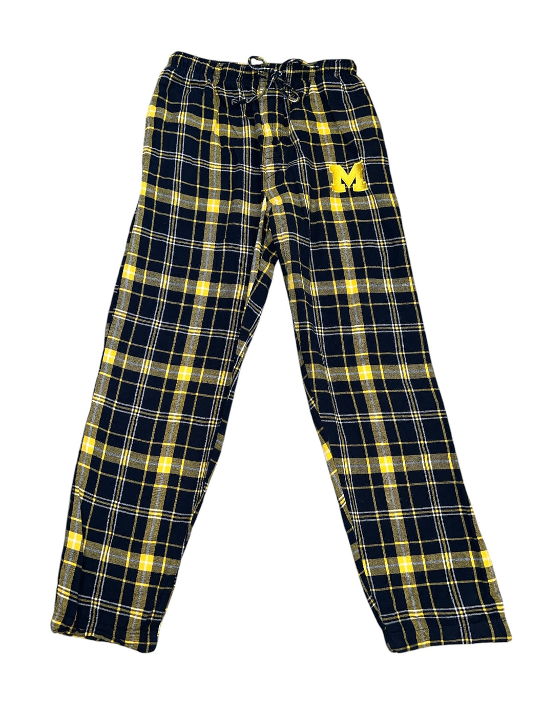 Concepts Sport men’s embroidered Michigan plaid lounge pants S