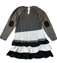 Mini Shatsu girls Rock & Roll necklace long sleeve ruffle dress 8