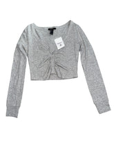 Forever21 juniors/womens cropped ruched cardigan S NEW