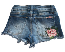 Hudson girls rose embroidered jean shorts 7
