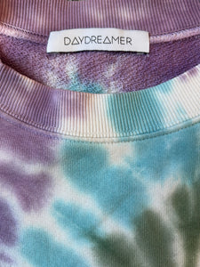 Daydreamer women’s tie dye cropped sweatshirt S