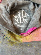 Chaser Brand girls neon skull print cropped hoodie 8