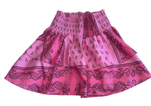 Theme girls smocked bandana print skirt M(10-12)