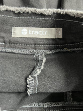 Tractr girls pleated denim zip up skort with chain 8