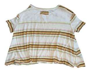 Free People women’s Beach Dreamin crochet tee XS
