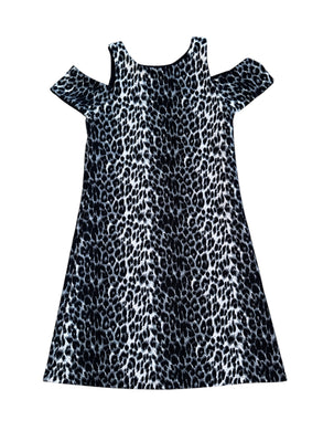 Les Tour Petits girls cold shoulder dress 14