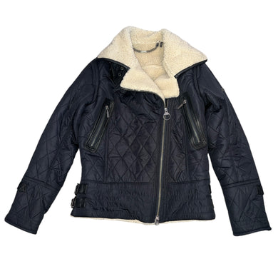 Barbour women’s Battalion quilted sherpa bomber jacket 6