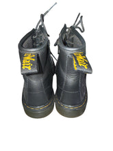 Dr Marten girls Air Wair black combat boots 2