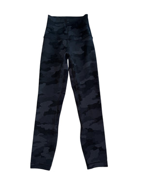 Lululemon women’s cropped camo workout leggings 0