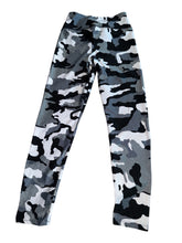 Katie J NYC tween girls high shine camouflage leggings L(12)