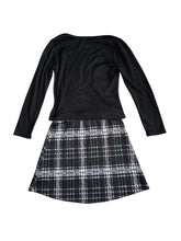 Wild Daisy girls 2pc plaid skirt set 8