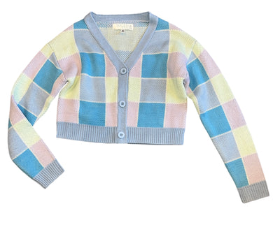 Society & Stitch girls cropped cardigan sweater M(10-12)