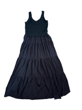 Georgie women’s mixed media maxi dress S