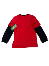 Kapital K boys Powered By Pizza layered long sleeve tee 7 NEW