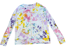 Flowers By Zoe girls tie dye daisy peace sign top M(10)