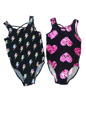 Pixie Lane girls Set of 2 simply soft leotards 7