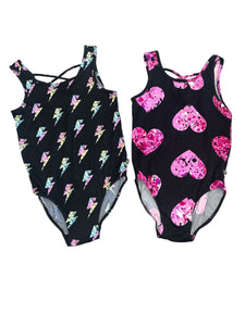 Pixie Lane girls Set of 2 simply soft leotards 7