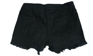 Contraband junior girls ripped cutoff jean shorts 1
