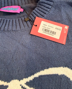 Edikted juniors cropped bow sweater XS/S NEW