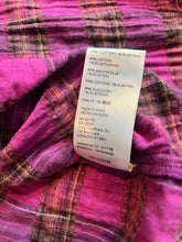 Free People women’s Jessi plaid top XS