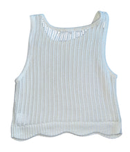 Vintage Havana girls cropped sweater tank top M(10-12)