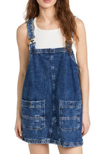Free People women’s denim overall smock dress XS NEW