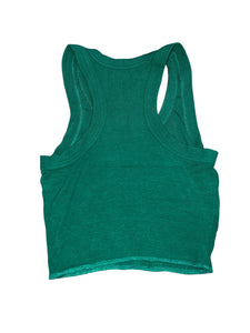 Katie J NYC Livi tween girls ribbed racerback crop tank L(12)