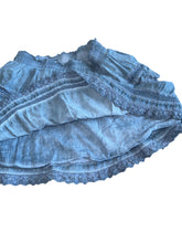 Katie J NYC juniors stone wash crochet skirt M