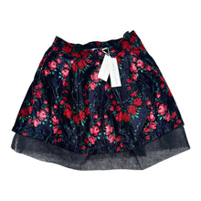 Janie & Jack girls velvet rose tulle skirt 7 NEW
