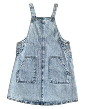 Levi’s girls denim jumper overall dress 7