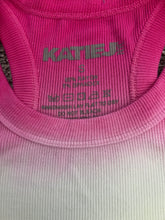 Katie J NYC Livi tween girls ribbed dip dye racerback crop tank S(7-8)