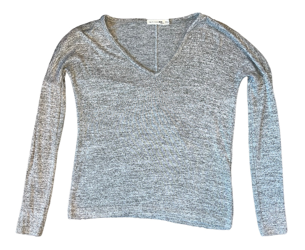 Rag & Bone Jean women’s hacci knit v neck sweater XXS