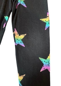 Pixie Lane girls simply soft spotted star graphic leggings 11-12