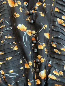 Allison New York women’s floral button dress L